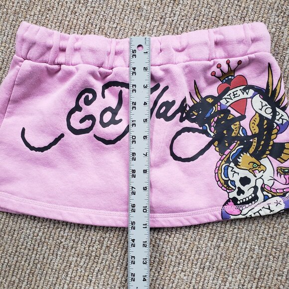 Ed Hardy Skirt Pink Medium - Picture 7 of 8